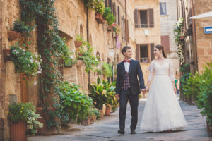After Wedding photo shooting in Pienza 2018