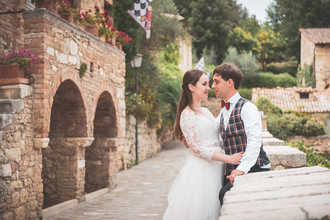 After Wedding photo shooting in Pienza 2018