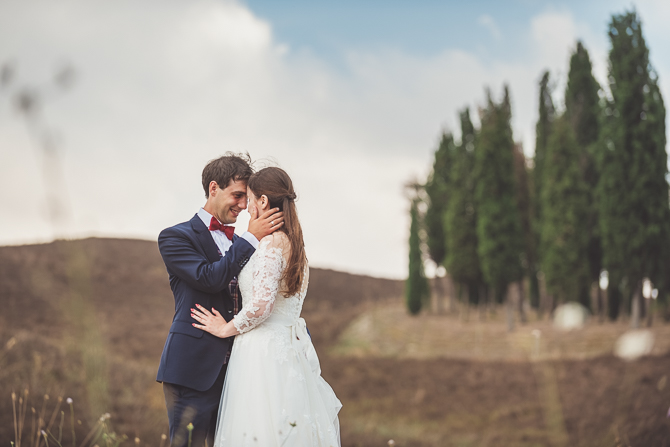 After Wedding photo shooting in Pienza 2018