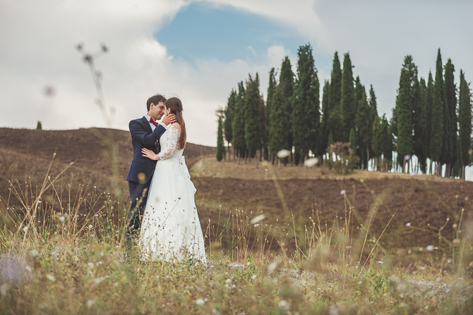 After Wedding photo shooting in Pienza 2018