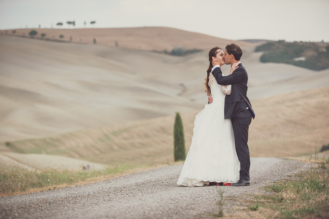 After Wedding photo shooting in Pienza 2018