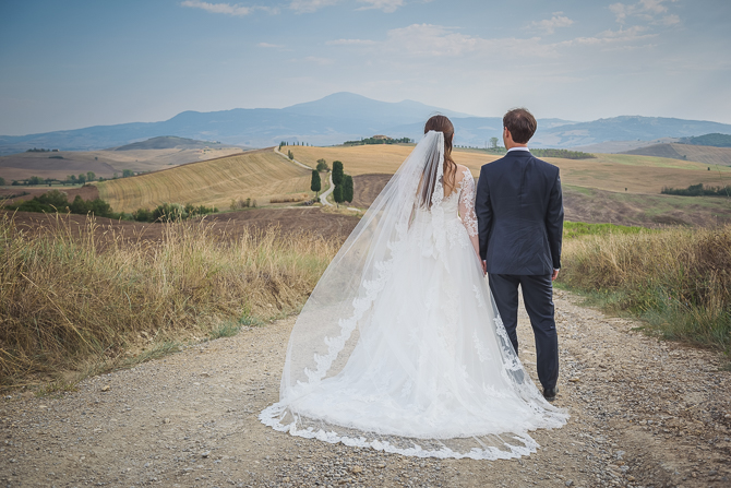 After Wedding photo shooting in Pienza 2018