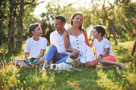 Family photo shooting Tuscany