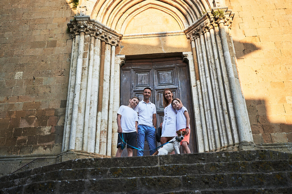 Family photo shooting Tuscany
