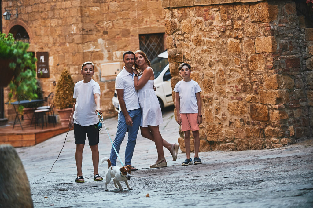 Family photo shooting Tuscany