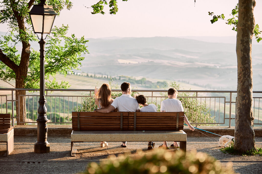 Family photo shooting Tuscany