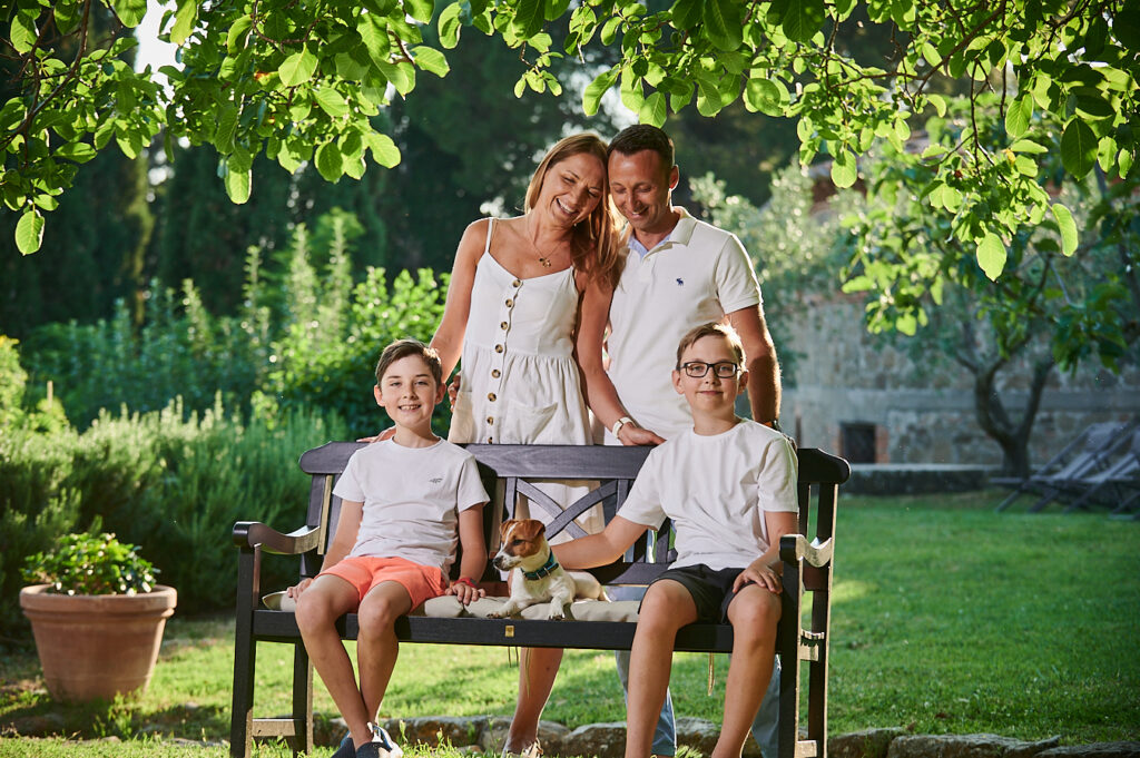 Family photo shooting Tuscany